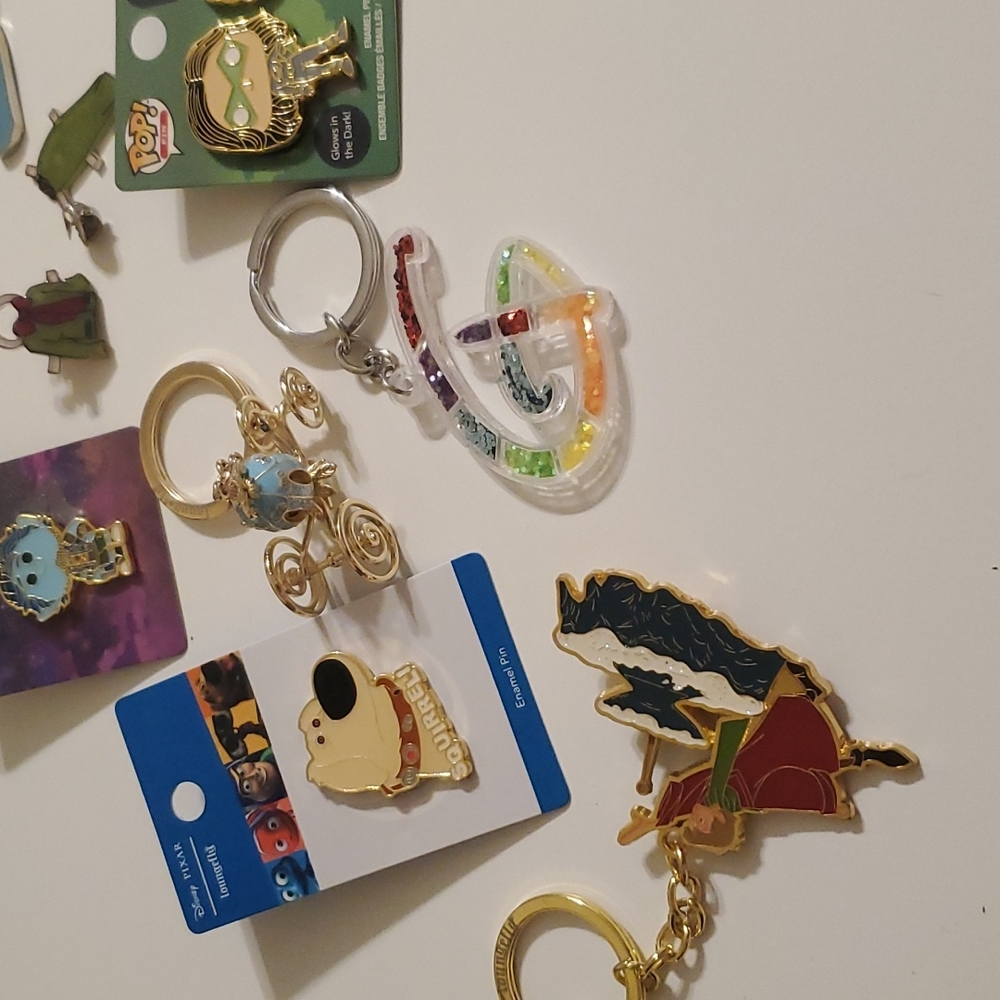 Misc pins and keychains